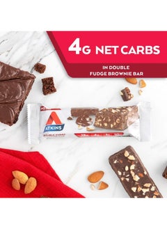 Atkins Double Fudge Brownie Bar, 5 Bars, 1.69Oz, (48G)  - Image 5