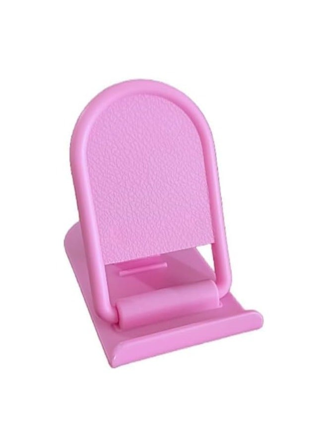 Small Cell Phone and Business Card Holder Desktop Stand, Adjustable, 4-Level Cell Phone Holder Innovative Design, Portable Clip for Foldable Business Cards - Image 1