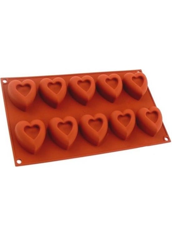 Silikomart SF088 Medium Size Heart Cake Mold 