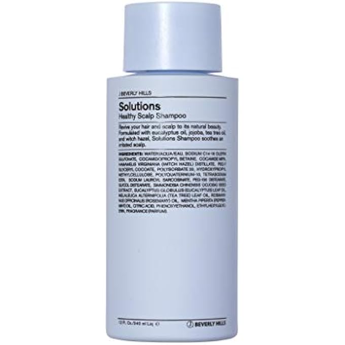J Beverly Hills BLUE SOLUTIONS, HEALTHY SCALP SHAMPOO, 12 OZ BOTTLE - Image 1