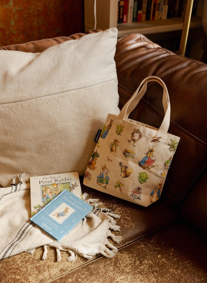 Out of Print Peter Rabbit Mini Tote Bag with Inner Pocket - Small Tote Bag for Book Lovers and Kids - Image 5
