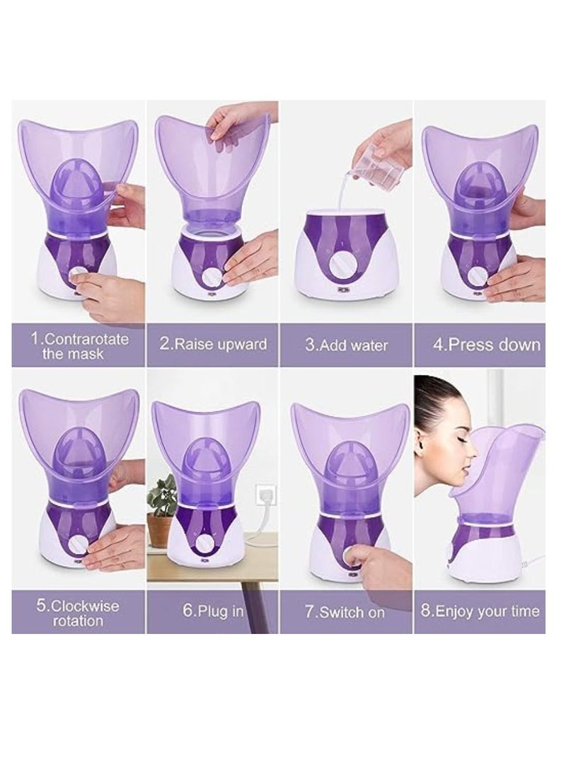 NTFS Beauty Facial Steamer Facial Sauna For Deep Skin Cleansing Moisturizing Sauna Spa Steamer 50ml Water Tank For Facial Mask Nasal Mask Ideal For Skin Care - Image 4