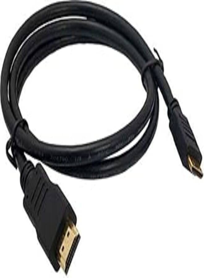 V1.4 Mini HDMI C to A Male Video Adapter Cable (1080P, 1.5m/5ft) 