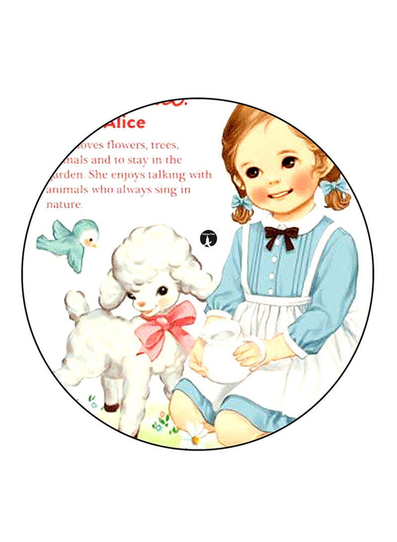 RKN Girl Printed Fridge Magnet  Multicolour - Image 2