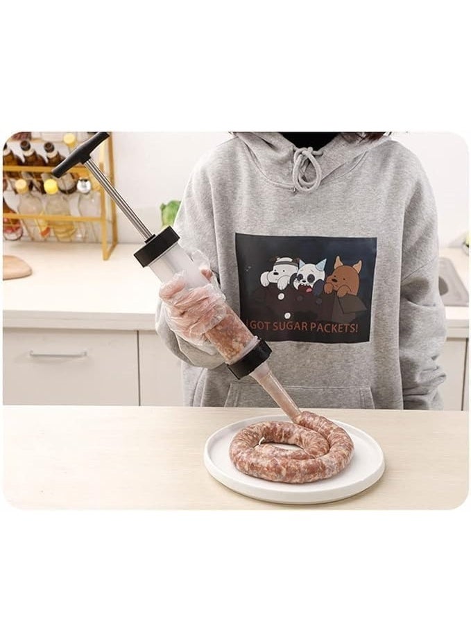 Mombar Maker and Sausage Filler Kitchen Tool for Fast Clean Stuffing of Oriental Recipes with High Quality Food Safe Plastic and Stainless Steel Parts - Image 3