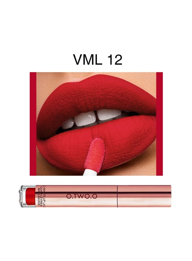 OTWOO أو.تو.أو لوسيون شفاه مات وردي ذهبي مقاوم للماء - أحمر شفاه سهل التلوين (VML 04) - Image 2