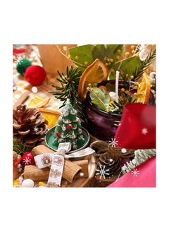 Generic 6pcs Mini Candle Head Design Small Antique Candles Christmas Tree Candle Gift Box Suitable for Dining Table Living Room Decor  - Image 3