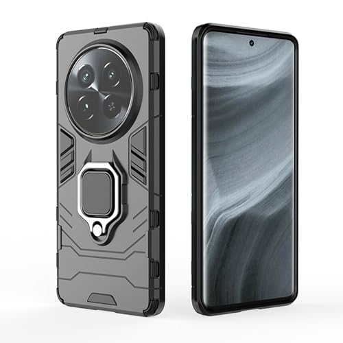 SPAZY CASE® Realme 12x 5G Back Cover | Dual Layer Armor Defender Full Body Protective + PC Hybrid Kickstand Back Case for Realme 12x 5G - Image 3