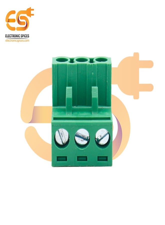 Electronicspices Electronic Spices 2EDGK-5.08-3p 3 Hole 5.08mm Pitch Pluggable Female Terminal Block Connector Pack of 20pcs - Image 2