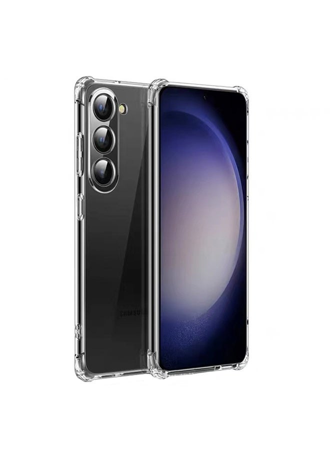 SanHu for Samsung Galaxy A56 5G 2-In-1 Thin Soft Case Cover, Anti Drop Protection, Anti Fingerprint, Durable, Easy To Clean And Install, Frosted Protective Case+Transparent Four Corner Anti Drop Protective Case - Image 3