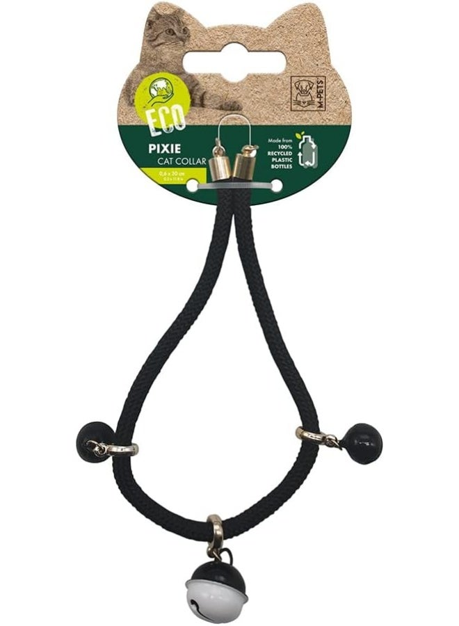 M-PETS Pixie Cat Eco Collar Black