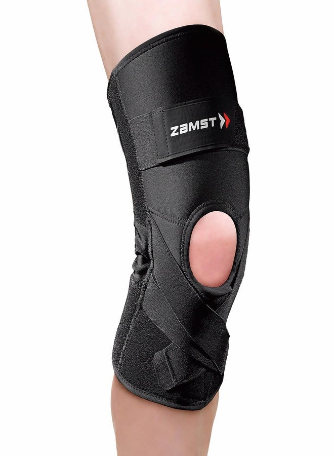 Zamst ZK-Protect Sports Knee Brace With Flexible Resin Stays Protecting the Knee Ligaments For Sprains of the ACL, MCL, LCL-for Basketball, Volleyball, Football, Soccer,Skiing (Large) - Image 1