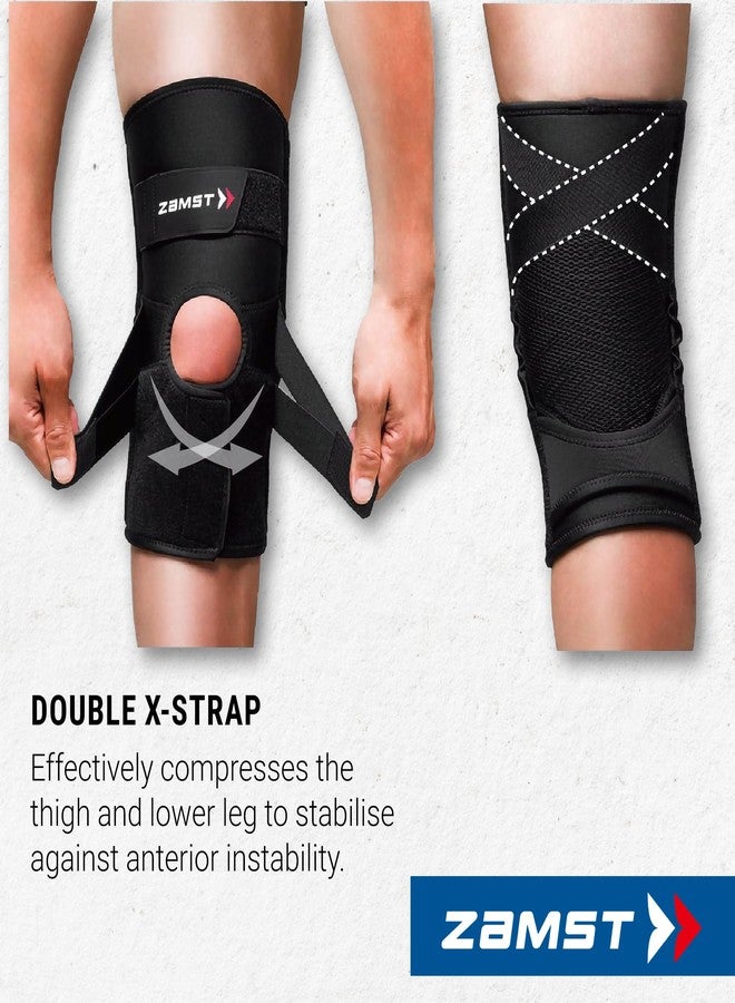 Zamst ZK-Protect Sports Knee Brace With Flexible Resin Stays Protecting the Knee Ligaments For Sprains of the ACL, MCL, LCL-for Basketball, Volleyball, Football, Soccer,Skiing (Large) - Image 4