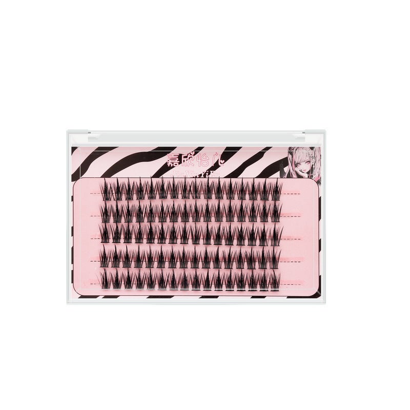 Generic Voluminous 10-Cluster Lashes Natural Soft Easy-Apply five rows of wheat 