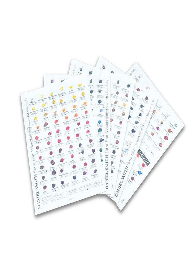 DANIEL SMITH Extra Fine Watercolor - 266 Watercolor and 22 Gouache Dot Card - Image 1