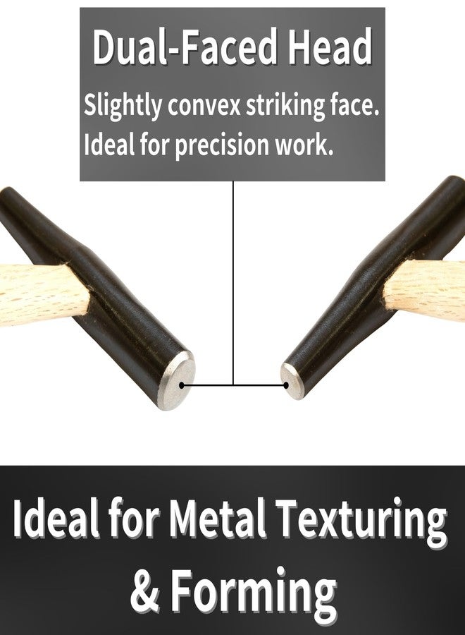 RANSHOU Japanese Forming Hammer 9 oz, Precision Embossing Hammer for Metal Working, Riveting, Crafts, Oak Wood Handle, Made in JAPAN - Image 5
