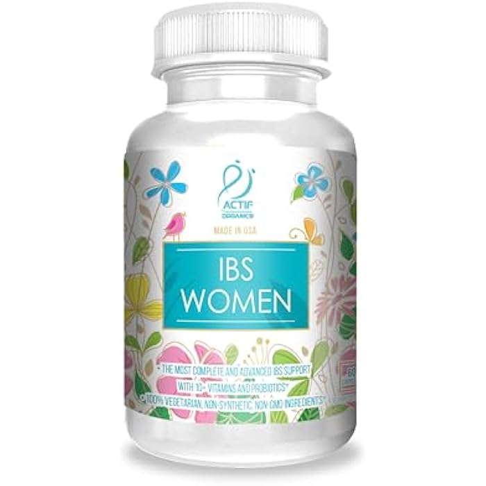 ACTIF IBS Women Maximum Support with 10+ Advanced Factors – Non GMO, Made in USA, 60 Count - Image 1