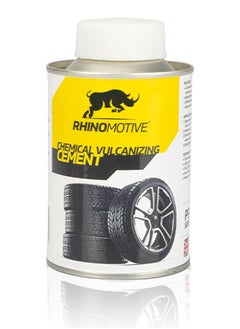 RHINOMOTIVE Automotive Tire repair Rubber Solution for permanent seal 250ML  - Image 1