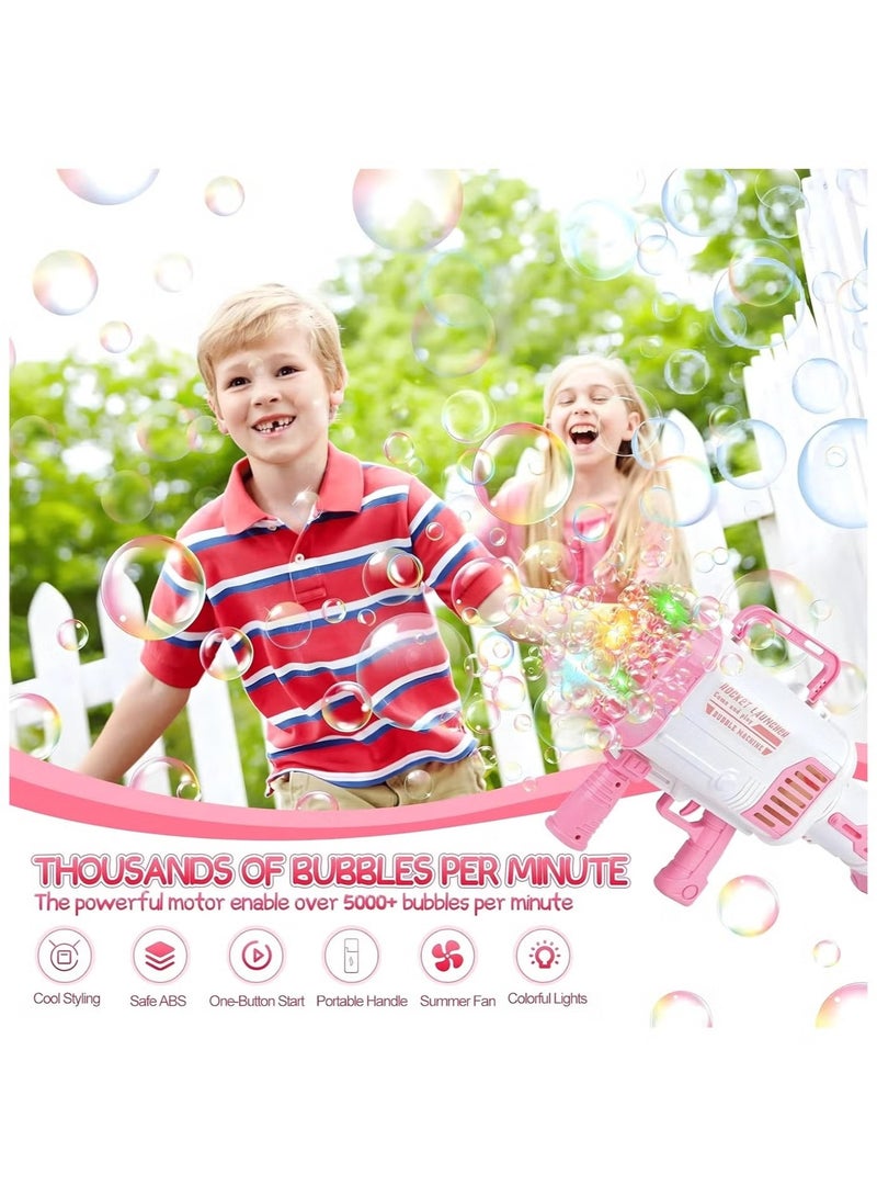 BUBBLE GUN 32 Hole Bubble GUN for Kids | High Volume Bubble Gun with Solution | Ultimate Bubble Fun Maker - Image 4