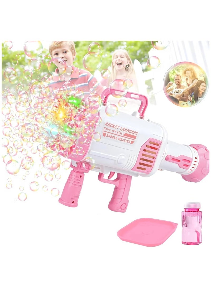 BUBBLE GUN 32 Hole Bubble GUN for Kids | High Volume Bubble Gun with Solution | Ultimate Bubble Fun Maker - Image 1