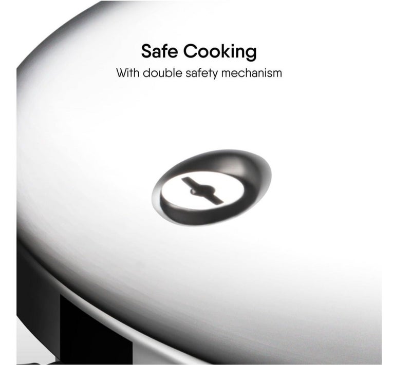 ستال طنجرة ضغط ستال إكسبريس ثلاثية السعة 1 لتر، مناسبة للأطفال، تعمل بالحث الحراري، مزودة بغطاء خارجي، متوافقة مع مواقد الحث الحراري والغاز، ضمان 5 سنوات - Image 2