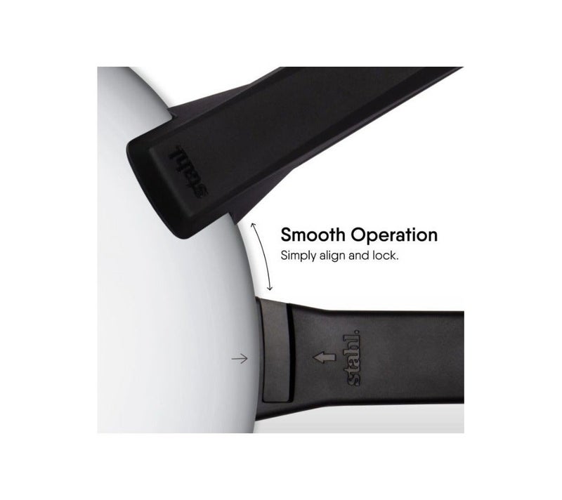 ستال طنجرة ضغط ستال إكسبريس ثلاثية السعة 1 لتر، مناسبة للأطفال، تعمل بالحث الحراري، مزودة بغطاء خارجي، متوافقة مع مواقد الحث الحراري والغاز، ضمان 5 سنوات - Image 3