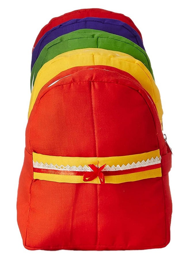 Kuber Industries Kuber Industries Multiuses 5-Tier Hanging Cotton Shoe Organizer, Cover, Protector, Travelling Kit (Multicolour), (49KM0475) - Image 2