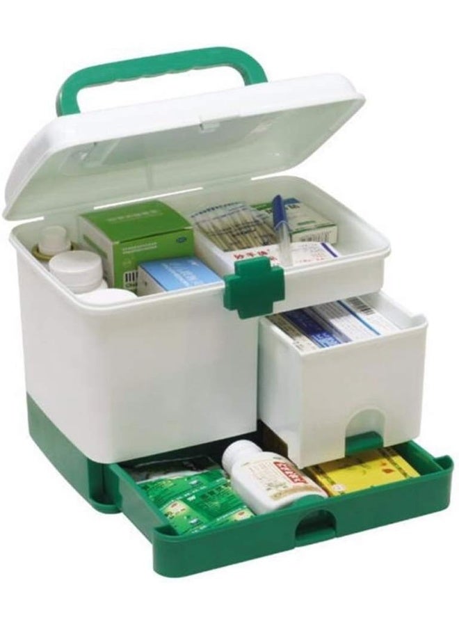 DYAKC Medication Chest Pill Case Family Emergency Kit Storage Organizer Household Multi-Layer First Aid Kit Multifunctional Medicine Box - Image 1