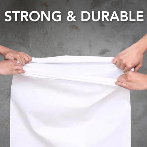 AQBAH Polypropylene Empty HDPE Bag, Bori, Bora For Multipurpose Packing Ideal for Home Shifting, Storage, and Transport White (5) - Image 5