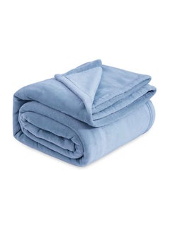 VAS COLLECTIONS VAS COLLECTIONS Premium Plush Solid Summer Single Bed DoharAc Blanket 200 GSM Reversible Lightweight Cozy Soft for Bed Sofa Couch Travel Camping 225X150 Cm Aqua Polyester 