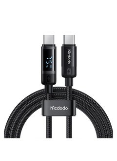 مكدودو Mcdodo CA-5780 كابل بيانات USB-C إلى USB-C 60 واط 1.2 متر أسود  - Image 2