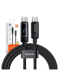مكدودو Mcdodo CA-5780 كابل بيانات USB-C إلى USB-C 60 واط 1.2 متر أسود  - Image 1