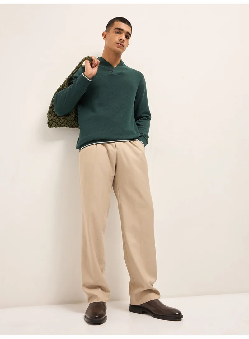 THE BEAR HOUSE  Men’s Long Sleeve T-Shirt | Casual, Comfortable & Stylish Everyday Wear | Perfect for Work, Travel, or Relaxed Outfits | Versatile All-Season Essential for Any Occasion for Men | Best Price UAE