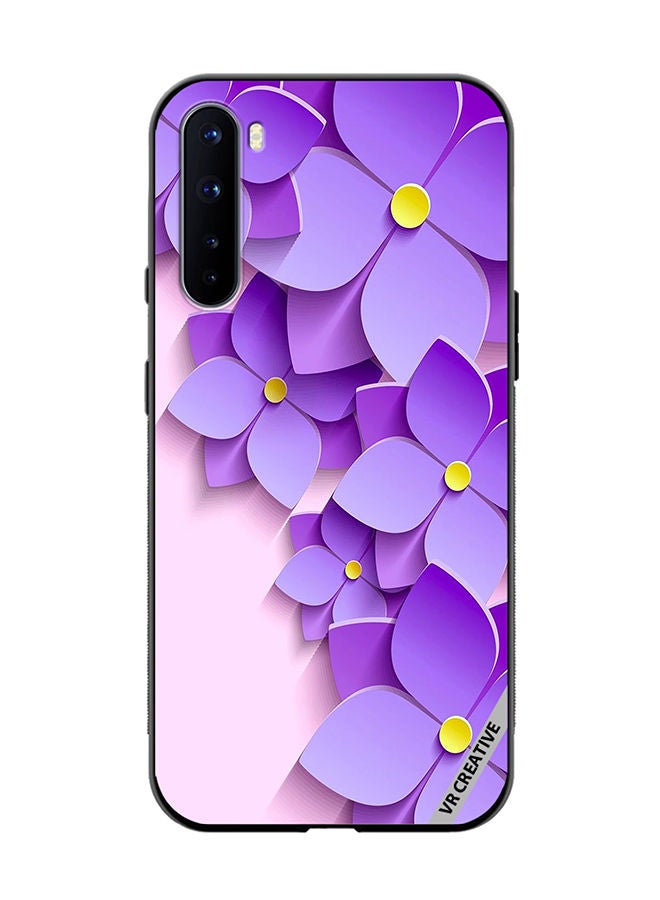 VR CREATIVE Protective Case Cover For OnePlus Nord Flower Design Multicolour - Image 1