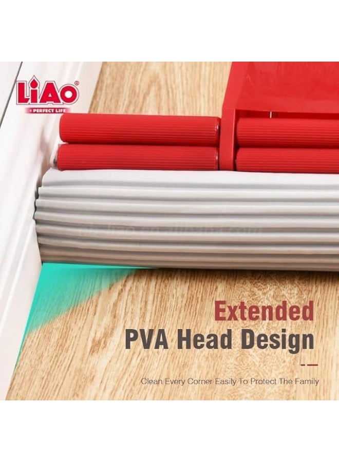 لياو LiAo A130053 PVA Sponge Mop, Super Absorbent Head - Image 3