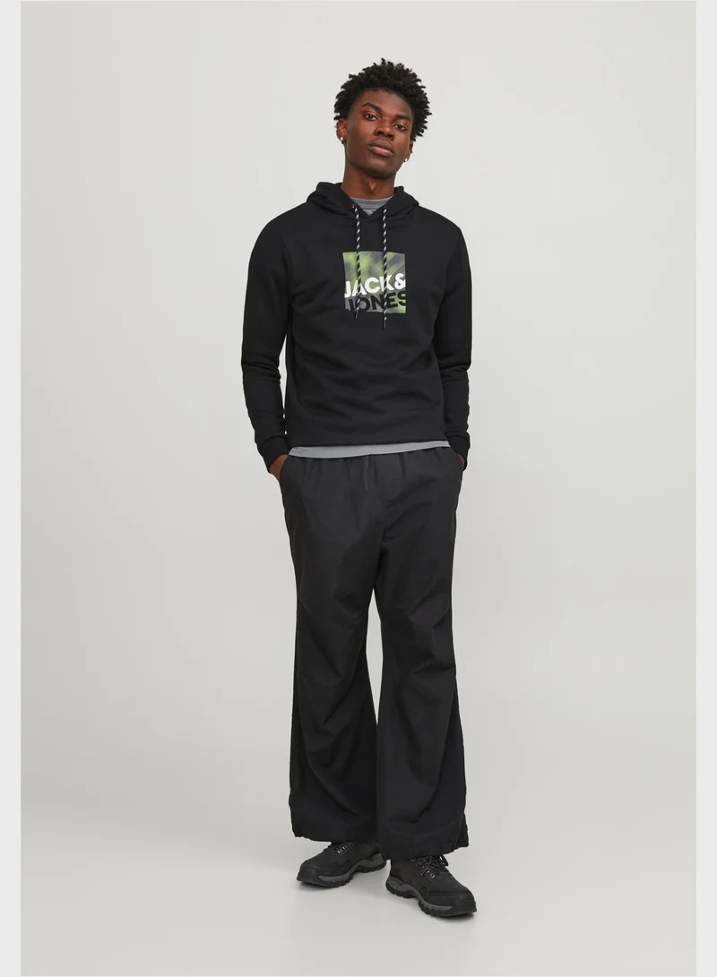 JACK & JONES Graphic Print Hoodie