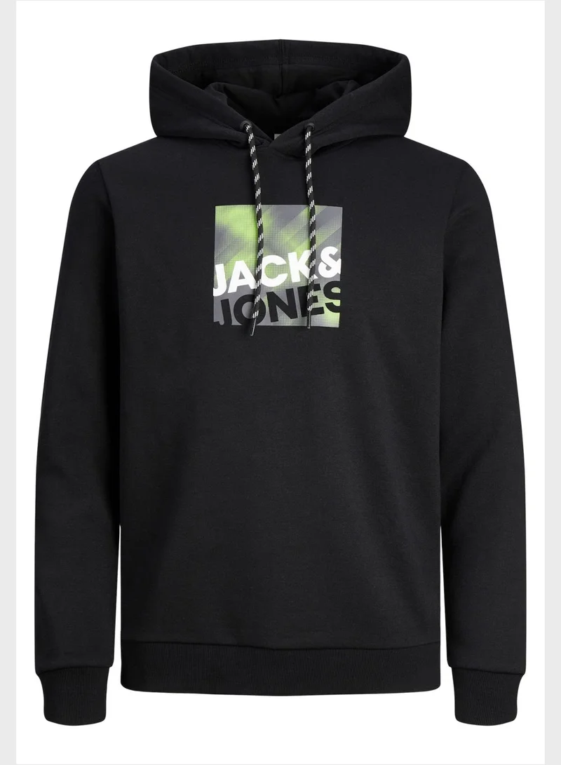 JACK & JONES Graphic Print Hoodie