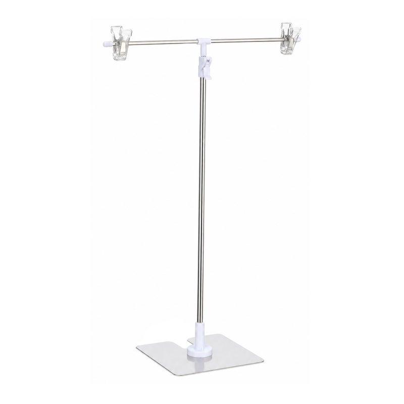 T-shape Photography Photo Backdrop Stand Adjustable Mini Background Frame - Image 1
