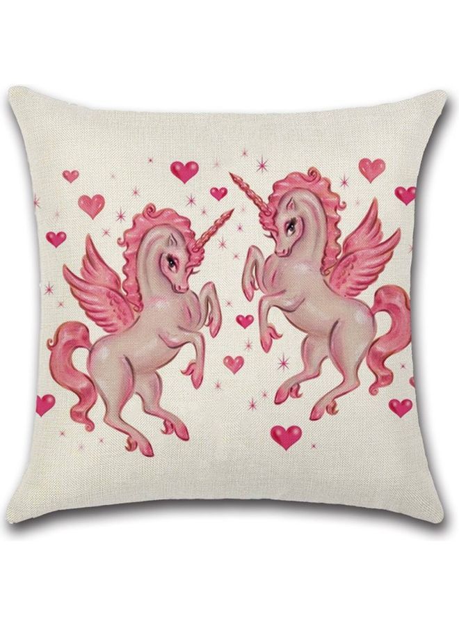 نيبمينينت غطاء وسادة مزين بطبعة يونيكورن متعدد الألوان