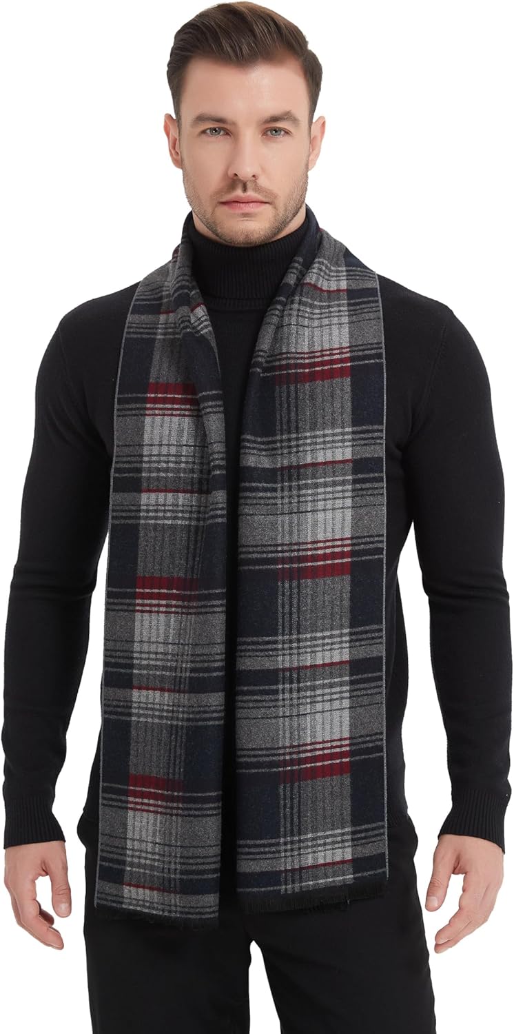EP Mode Men's Winter Scarf, Cashmere Feel, Super Soft & Warm - Image 1