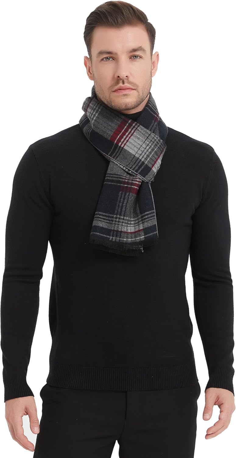 EP Mode Men's Winter Scarf, Cashmere Feel, Super Soft & Warm - Image 3