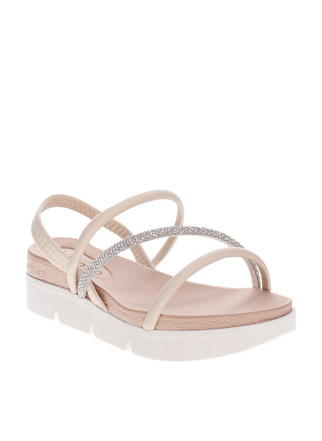 Beira Rio Slip-On Thong Sandals with Metal Accent Detail  - Image 5