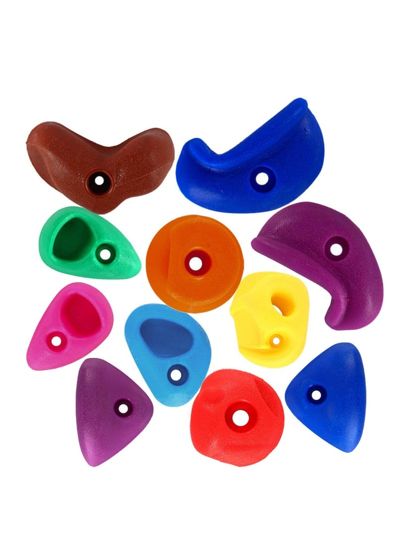 Generic 32 Pack Rock Climbing Holds for Kids and Adults, Indoor & Outdoor Rock Wall Climbing Kit with Mounting Hardware, Suitable for DIY Rock Climbing Wall, Playground Accessories  - Image 5