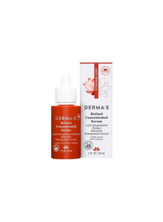 derma-e Derma E Retinol Concentrated Serum Antiaging Serum With Retinol Pomegranate Extract And Bakuchiol Face Serum With Timerelease Retinol For Fine Lines And Wrinkles 1 Fl Oz - Image 2