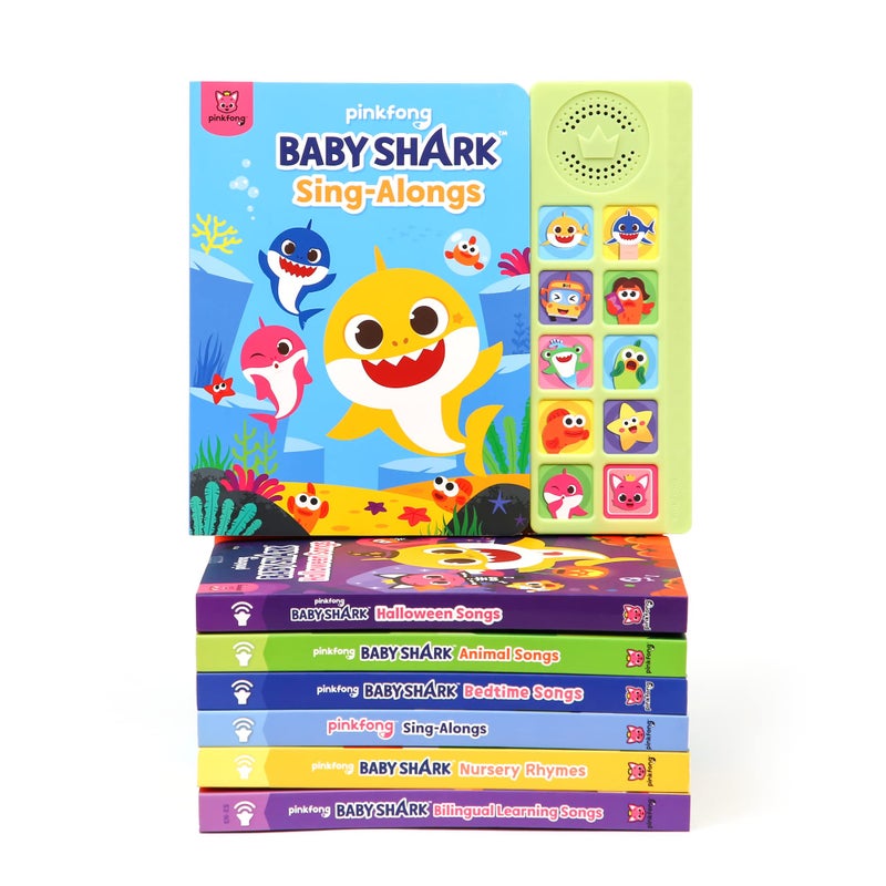 Pinkfong Baby Shark Sing-Alongs 10 Button Sound Book | Baby Shark Toys | Learning & Education Toys | Interactive Baby Books for Toddlers 1-3 | Gifts for Boys & Girls - Image 4
