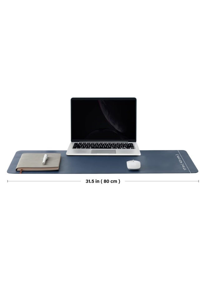 WinCheer Large Desk Pad, Non-Slip PU Leather Desk Mouse Pad Waterproof Desk Pad Protector, Dual-Side Use Desk Writing Mat for Office Home, 80cm x 40cm - Image 4