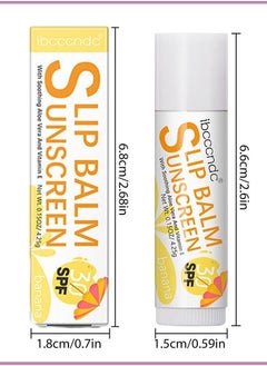 ibcccndc SPF 30 Banana Sunscreen Lip Balm Vegan and Cruelty Free Broad Spectrum UVA/UVB Lip Care with Aloe and Vitamin E for Moisturized Lips  - Image 5