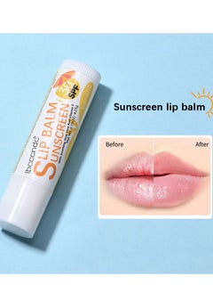 ibcccndc SPF 30 Banana Sunscreen Lip Balm Vegan and Cruelty Free Broad Spectrum UVA/UVB Lip Care with Aloe and Vitamin E for Moisturized Lips  - Image 3