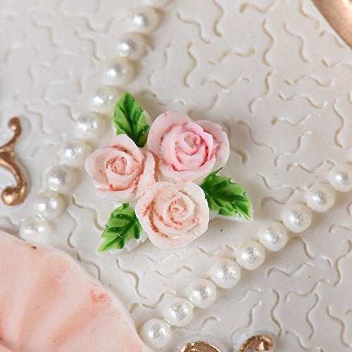 Musfunny Carousel Music Boxes for Girls 3-Horse Rotating Windup Melody Castle in The Sky Color Change LED Lights Musical Gift for Daughter Birthday Christmas Festival Music Box Artware Pink - Image 5