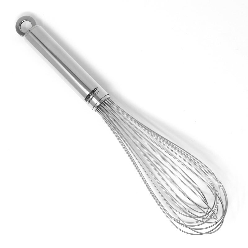 Norpro نوربرو - 2320 خفاقة ستانلس ستيل 12 سلك، 11 بوصة، 11in/28cm، فضي - Image 1
